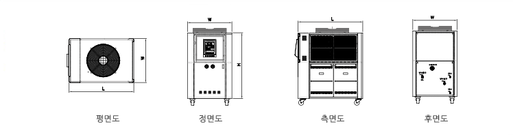 일체형 외형도